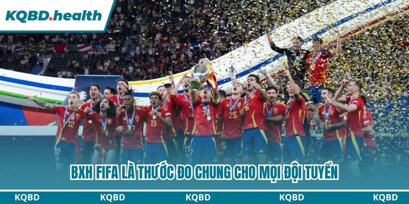 BXH Fifa là thước đo chung cho mọi đội tuyển
